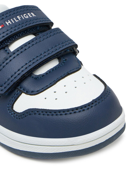 Tommy Hilfiger Tommy Hilfiger Снікерcи Flag Low Cut Velcro Sneaker T1X9-33841-1355 M Cиній