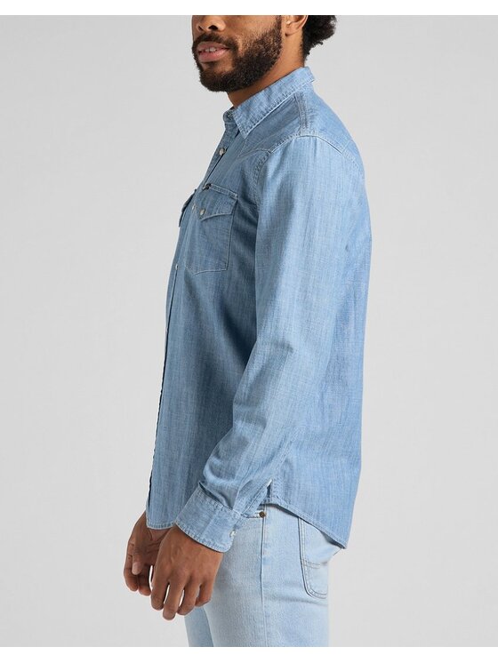 Lee Lee Camicia REGULAR WESTERN Blu Regular Fit