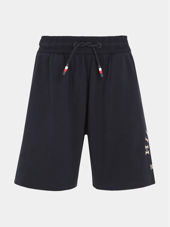 Tommy Hilfiger Tommy Hilfiger Αθλητικό σορτς Monogram Wreath KB0KB09002 M Σκούρο μπλε Regular Fit