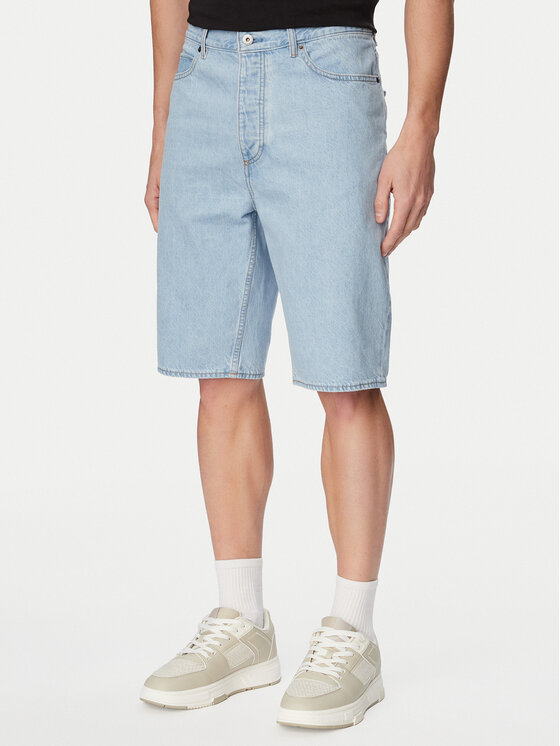 Hugo Pantaloni scurți de blugi Skate Shorts 50555994 Straight Fit