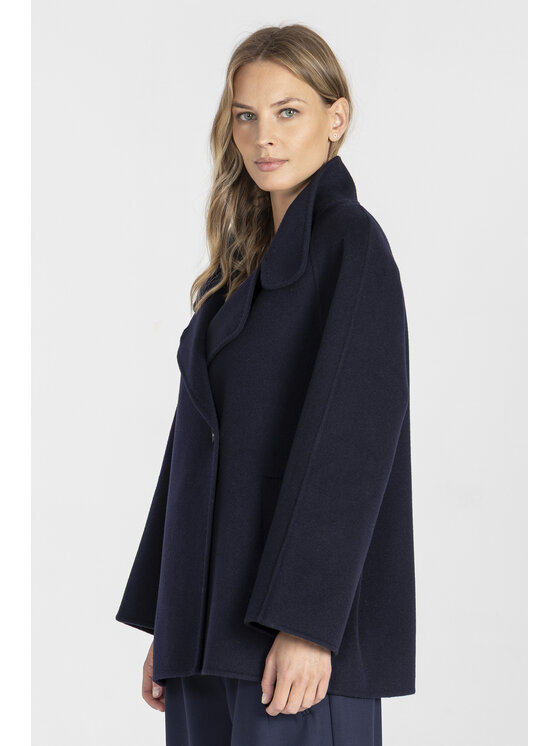Deni Cler Milano Deni Cler Milano Kurtka przejściowa T-DC-9060-E5-90-58-1 Granatowy Loose Fit