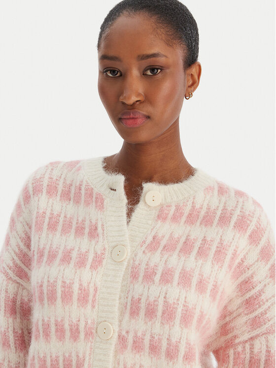 Vero Moda Vero Moda Kardigan Lisa 10336622 Beżowy Regular Fit