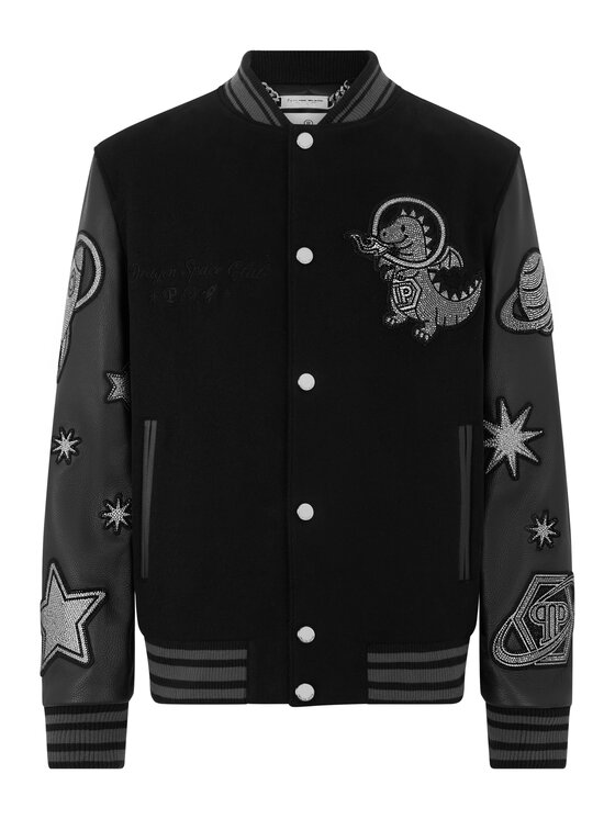 PHILIPP PLEIN PHILIPP PLEIN Bunda bomber 31140 Černá Regular Fit