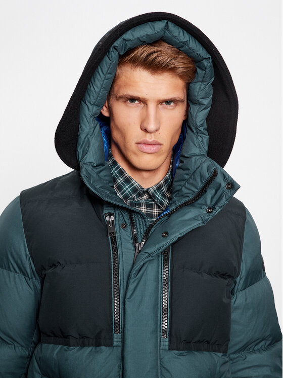 Woolrich Woolrich Pūkinė striukė Expedition CFWOOU0780MRUT3516 Tamsiai mėlyna Regular Fit