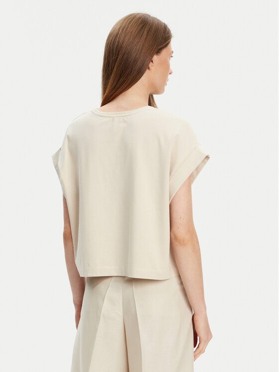 United Colors Of Benetton United Colors Of Benetton T-särk 3IFVD10AF Beež Boxy Fit