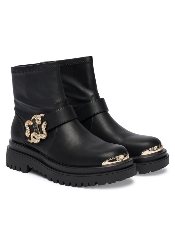 Just Cavalli Just Cavalli Členková obuv 79RA3S95 ZSS76 Čierna