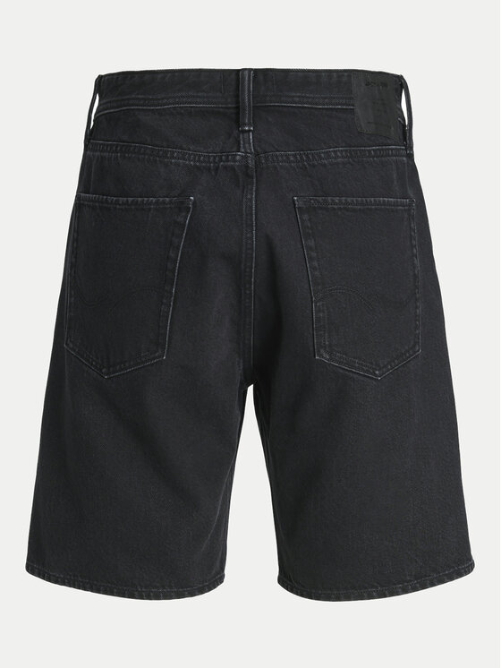 Jack & Jones Jack & Jones Szorty jeansowe Tony 12249068 Czarny Loose Fit