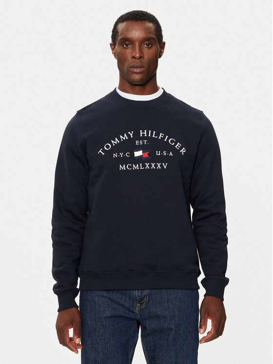 Tommy Hilfiger Bluza MW0MW35526 Bleumarin Regular Fit image12