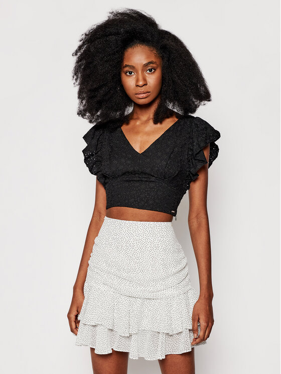 Guess Guess Bluza W1GP74 KALQ0 Črna Slim Fit