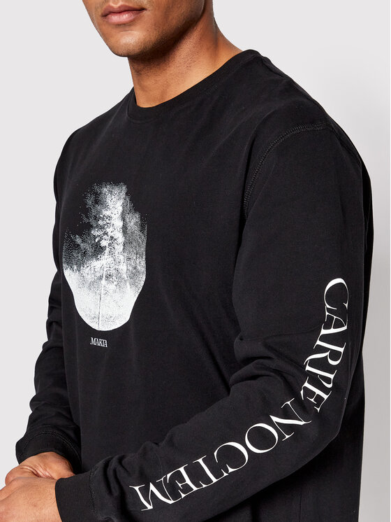 Longsleeve Skog M22102 Nero Relaxed Fit