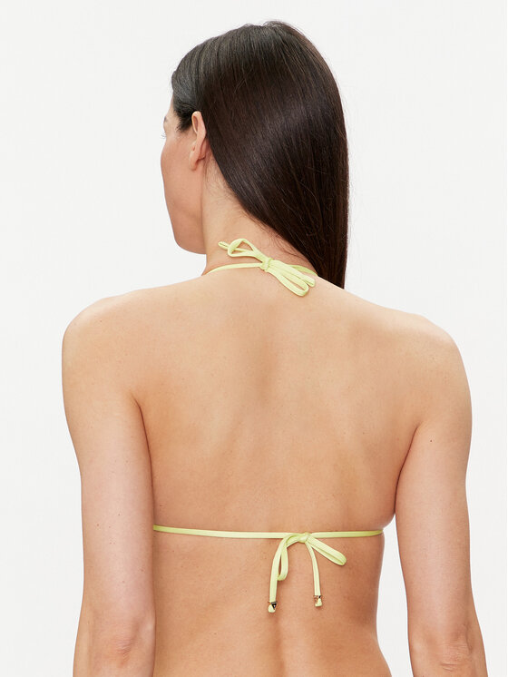 Guess Guess Góra od bikini E4GJ07 KC5Z0 Żółty