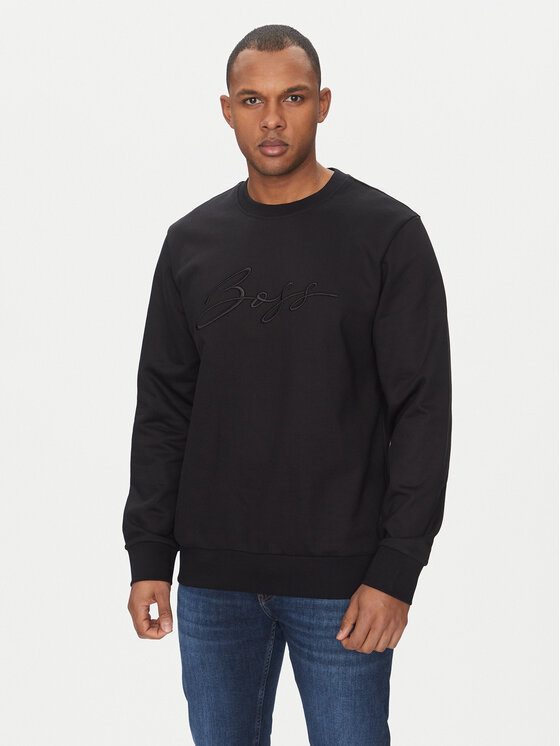 BOSS Mikina C-Soleri 70 50531310 Čierna Relaxed Fit
