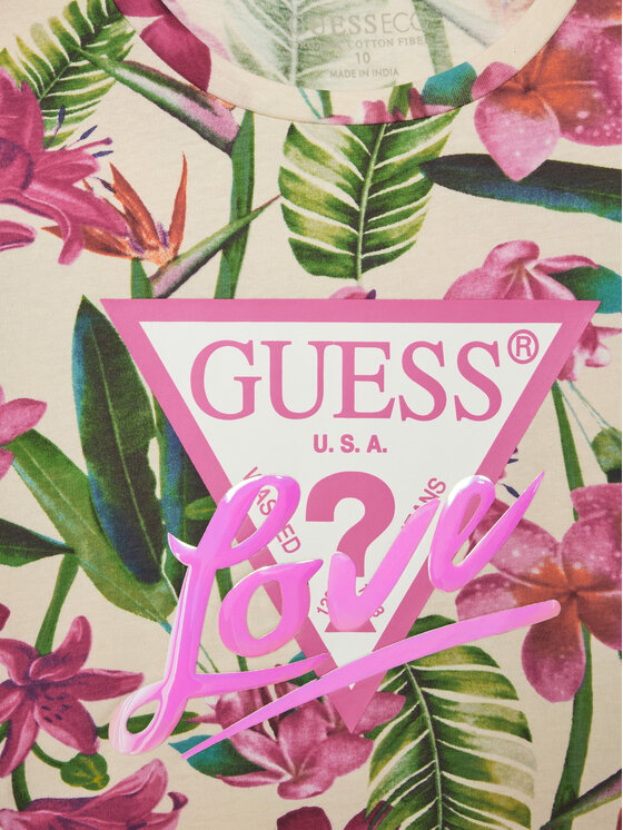 Guess Guess T-Shirt J5GI10 K6YW4 Kolorowy Regular Fit