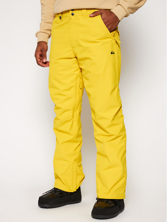 Quiksilver Quiksilver Smučarske hlače Estate EQYTP03146 Rumena Modern Fit