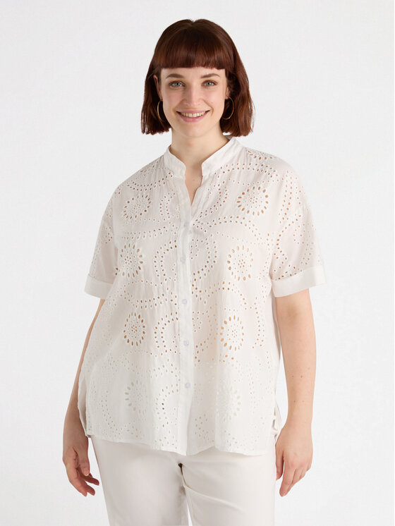 Fiorella Rubino Fiorella Rubino Camicia 5055T001393N011 Bianco Regular Fit