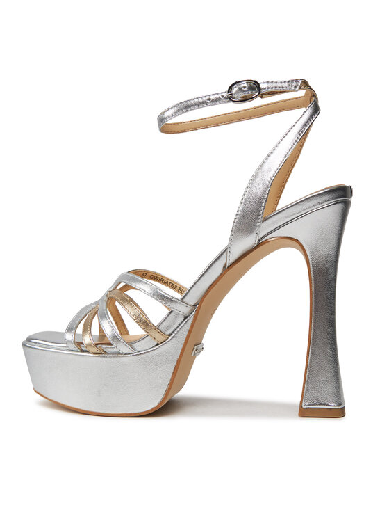 Guess Guess Sandale Iriate2 FLPIR2 LEM03 Srebrna