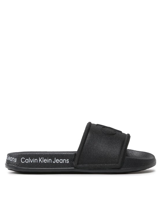Calvin Klein Jeans Pantoletten Logo Pool Slide V3B0-80637-1231 M ...