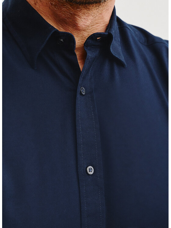 Pako Lorente Pako Lorente Koszula P25SN-1X-014 Granatowy Slim Fit