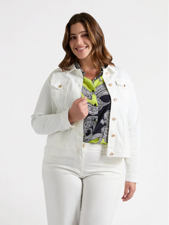 Fiorella Rubino Fiorella Rubino Giacca outdoor R700T001172N035 Bianco Regular Fit