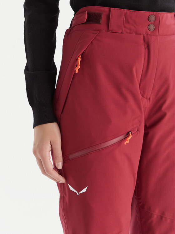 Salewa Salewa Smučarske hlače Antelao Beltovo Twr Pnt 28252 Bordo rdeča Regular Fit