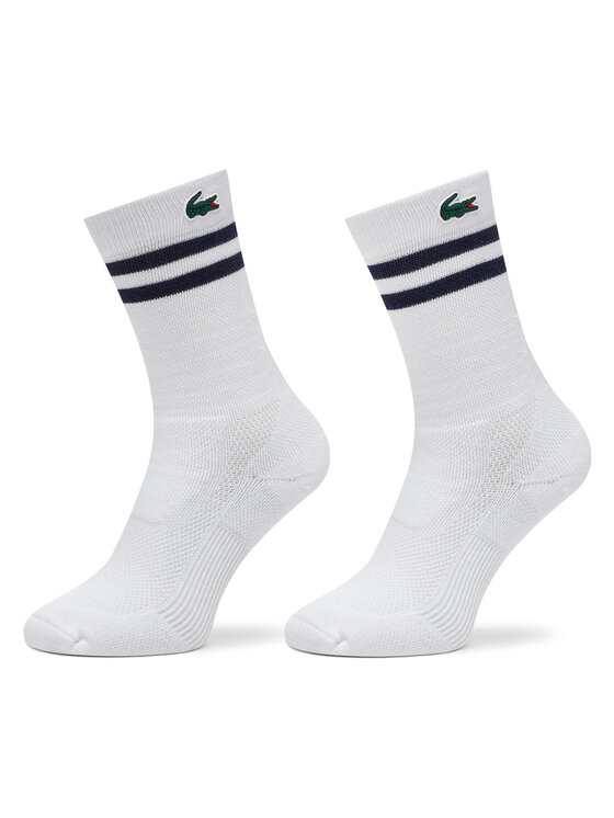 Lacoste Șosete Înalte Unisex RA1095 Alb