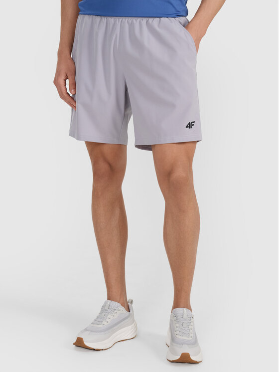 4F 4F Sportovní kraťasy MULTI ACTIVE Šedá Regular Fit