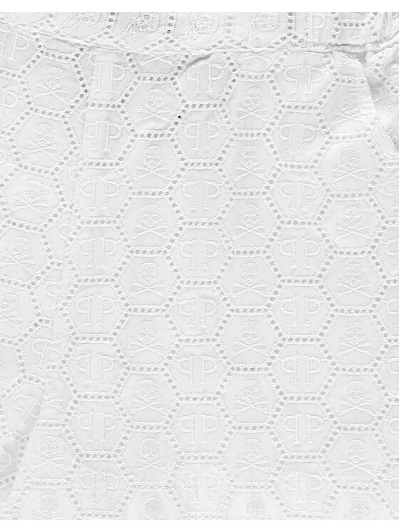 PHILIPP PLEIN PHILIPP PLEIN Pantaloncini 3387 Bianco Jogger Fit