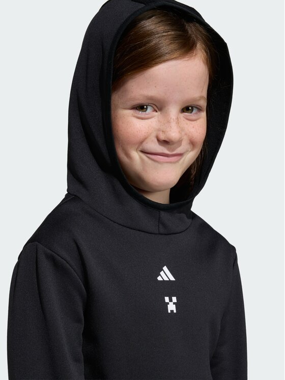 adidas adidas Bluza Minecraft Czarny Regular Fit