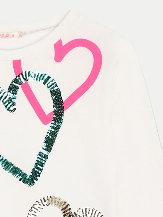 Billieblush Billieblush Μπλουζάκι U20484 Εκρού Regular Fit