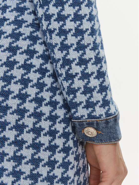 Guess Guess Kurtka jeansowa Tweed W4RN55 D59L1 Niebieski Regular Fit