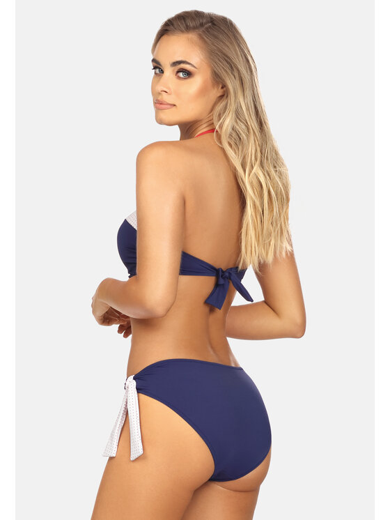 Miss Lou Miss Lou Bikini ML038 Blu scuro