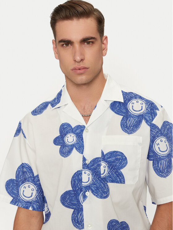 HUGO Hugo Srajca 50534201 Bela Regular Fit