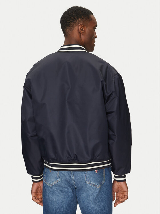 Guess Jeans Guess Jeans Яке бомбър M5RL54 WHAA2 Тъмносин Regular Fit