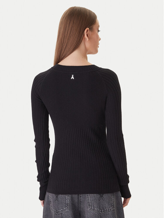 Patrizia Pepe Patrizia Pepe Пуловер 2K0337/K7S0-K103 Черен Slim Fit