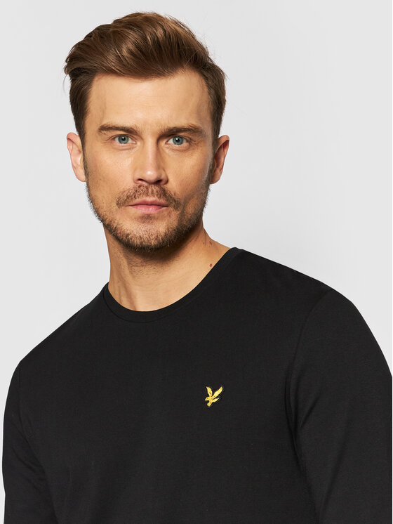 Lyle & Scott Lyle & Scott Longsleeve Plain TS512VOG Nero Regular Fit