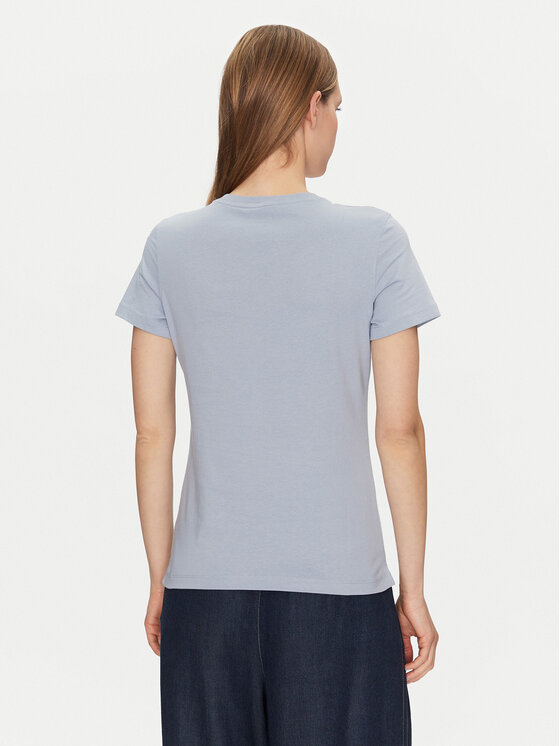 Guess Guess Tricou W5GI05 I3Z14 Albastru celest Regular Fit