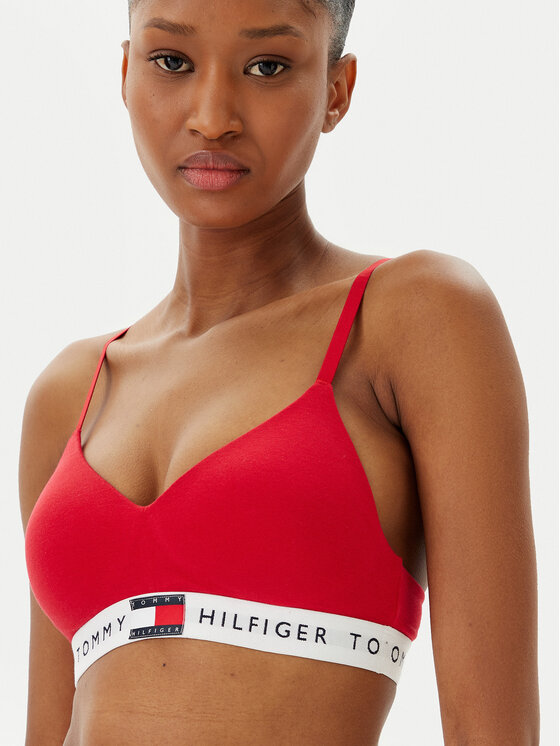 Tommy Hilfiger Tommy Hilfiger Trikotni nedrček UW0UW05715 Rdeča