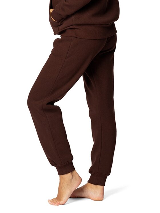 DKaren Sport DKaren Sport Spodnie dresowe DK-K-B6 Brązowy Regular Fit