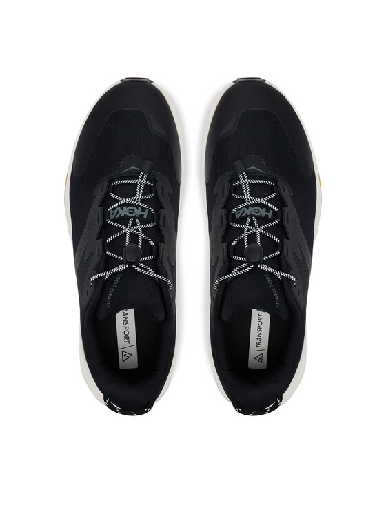 Hoka Hoka Παπούτσια πεζοπορίας Transport Wide 1164370 Μαύρο
