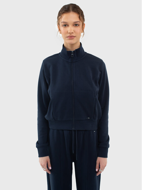 BIG STAR BIG STAR Bluza CHITASANA Granatowy Basic Fit