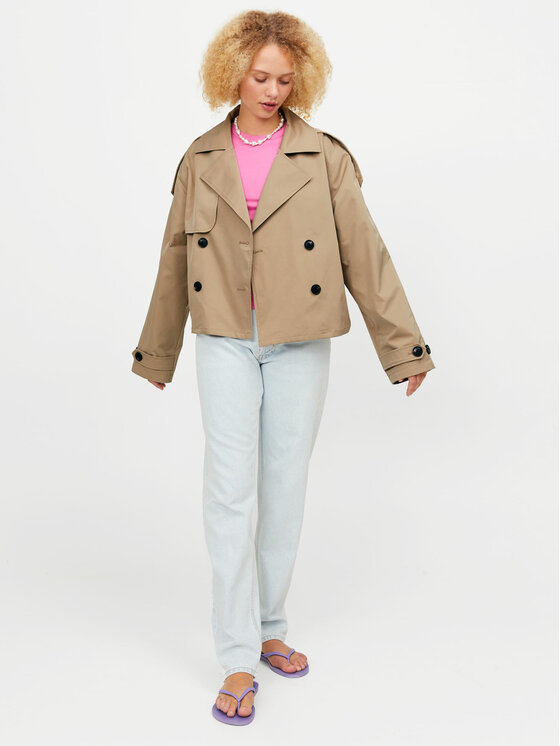 JJXX JJXX Kurtka przejściowa Carlie 12248654 Beżowy Relaxed Fit