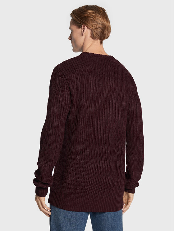 Maglione MK-181BINARYO Bordeaux Regular Fit