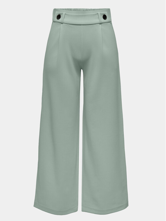 JDY JDY Bavlnené nohavice Geggo 15208430 Zelená Wide Leg