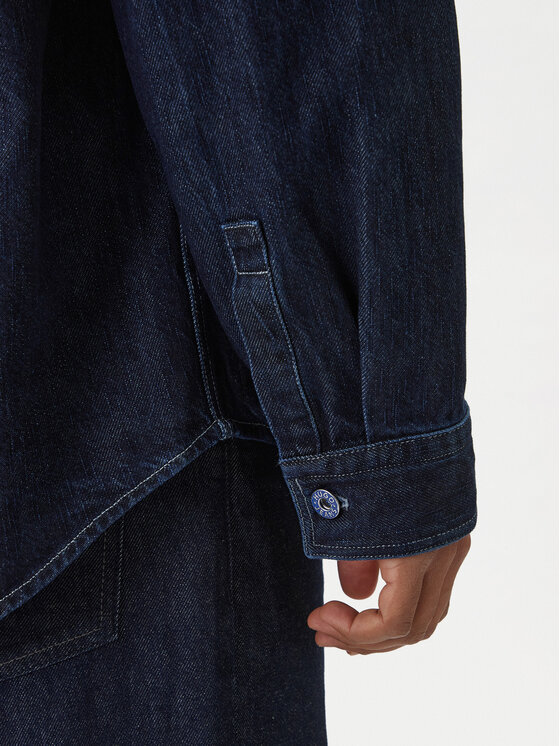 HUGO HUGO Jeanshemd Ebolt 50556349 Dunkelblau Oversize