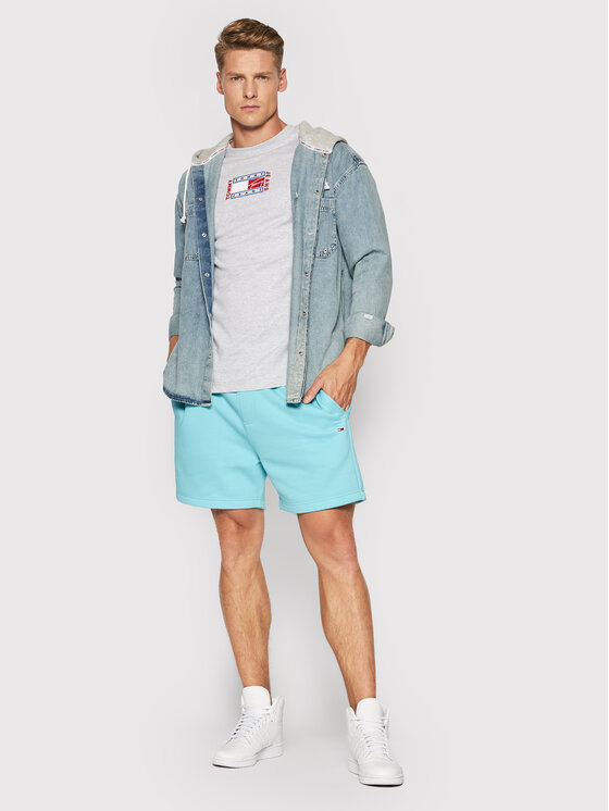 Tommy Jeans T-Shirt Tjm Timeless Tommy Flag DM0DM10621 Γκρι Regular Fit •  Modivo.gr