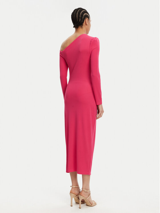 Rinascimento Rinascimento Sukienka koktajlowa CFC0122524003 Różowy Slim Fit