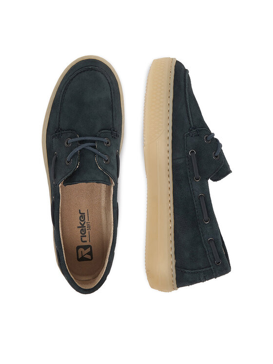 Rieker Rieker Mokasyny L5905-14 Granatowy