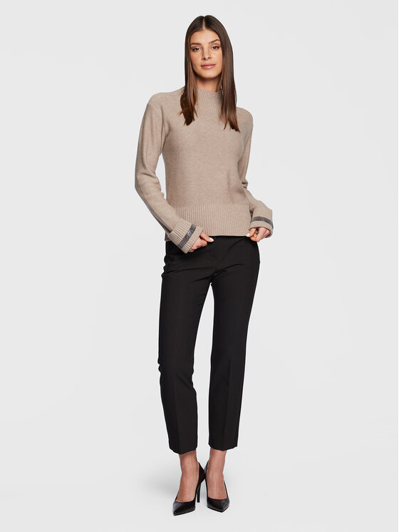 Fabiana Filippi Fabiana Filippi Pullover MAD222W062 Beige Regular Fit
