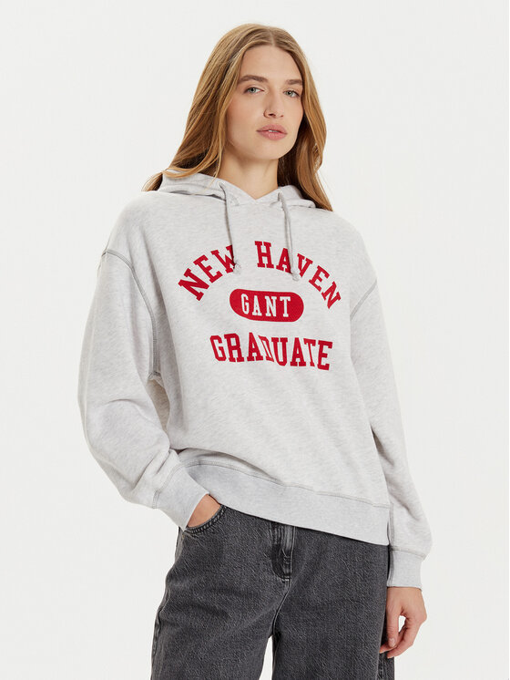 Gant Gant Суитшърт 4201250 Сив Regular Fit