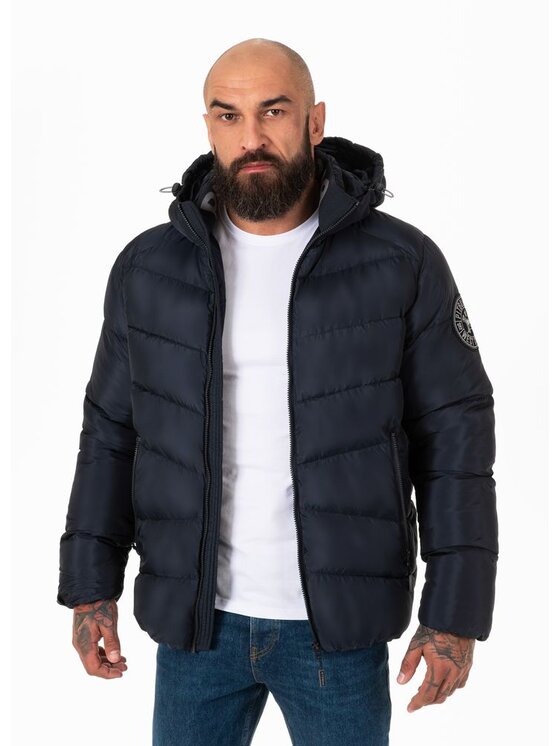PITBULL PITBULL Kurtka przejściowa Kurtka Granatowy Regular Fit
